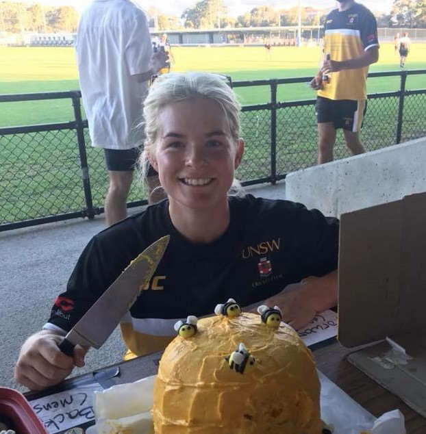 Katie Mack after one of her Third Grade matches for the club in 2018.