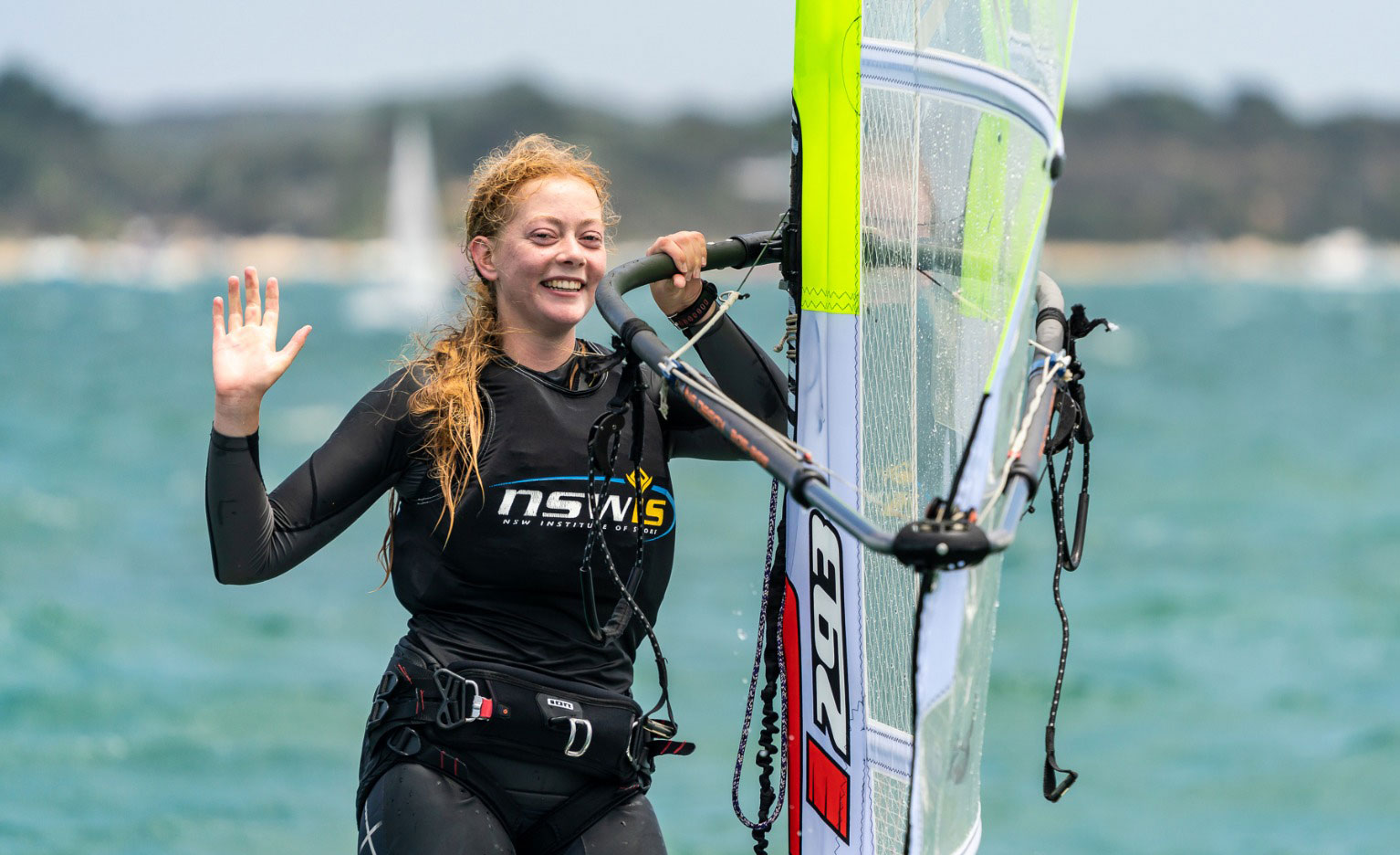 Amelia Quinlan out on the water, Credit - Australian Sailing Youth.  ​